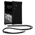 kwmobile Necklace Case compatible with Oppo Find X3 Neo - Cover with Lanyard - Silicone Protective Case