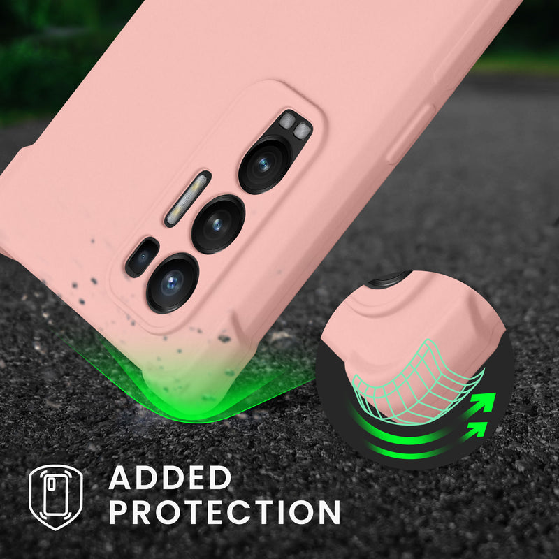 kwmobile Necklace Case compatible with Oppo Find X3 Neo - Cover with Lanyard - Silicone Protective Case