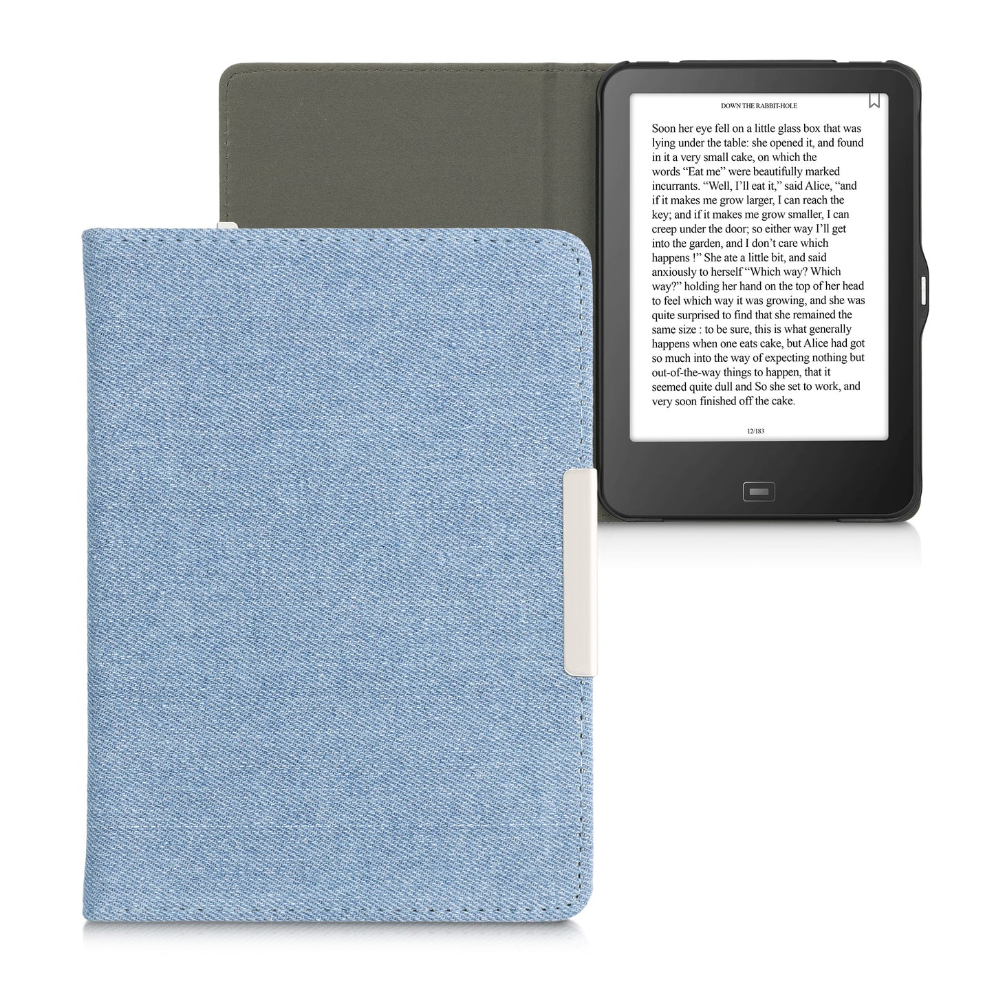 kwmobile Flip Case compatible with Tolino Vision 1 / 2 / 3 / 4 HD - e-Reader Protective Case - eReader Cover