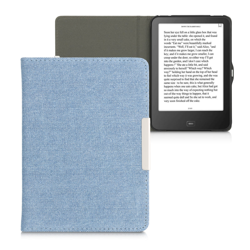 kwmobile Flip Case compatible with Tolino Vision 1 / 2 / 3 / 4 HD - e-Reader Protective Case - eReader Cover