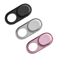 kwmobile Webcam Cover for Tablet Laptop Notebook etc. - 3x Ultra-Thin Camera Cover - Metal Protective Slider