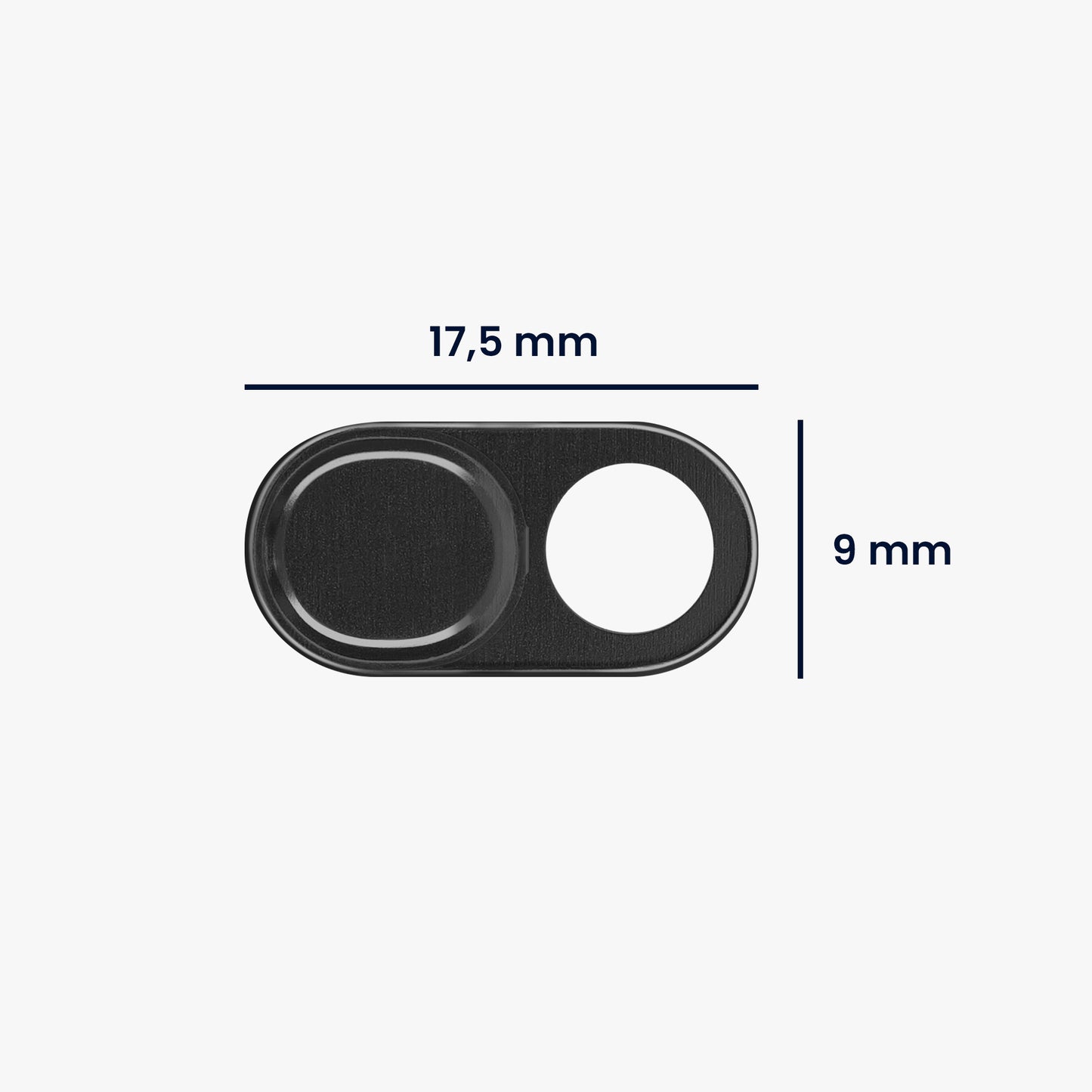 kwmobile Webcam Cover for Tablet Laptop Notebook etc. - 3x Ultra-Thin Camera Cover - Metal Protective Slider