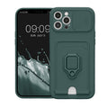 kwmobile Case compatible with Apple iPhone 12 Pro Max - Soft Case with Camera Protection - Card Slot