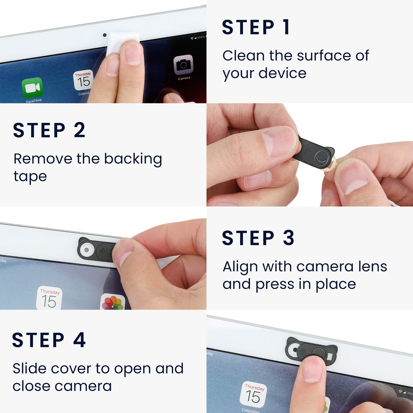 kwmobile Webcam Cover for Tablet Laptop Notebook etc.