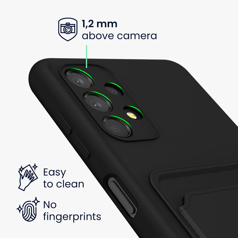 kwmobile Phone Case Compatible with Samsung Galaxy A13 4G Case - Phone Cover with Card Slot