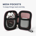 kwmobile In-Ear Headphone Case compatible with in-ear Headphones - Cover Case - 6 x 9 cm Inner Dimensions - Pouch