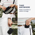 kwmobile In-Ear Headphone Case compatible with in-ear Headphones - Cover Case - 6 x 9 cm Inner Dimensions - Pouch