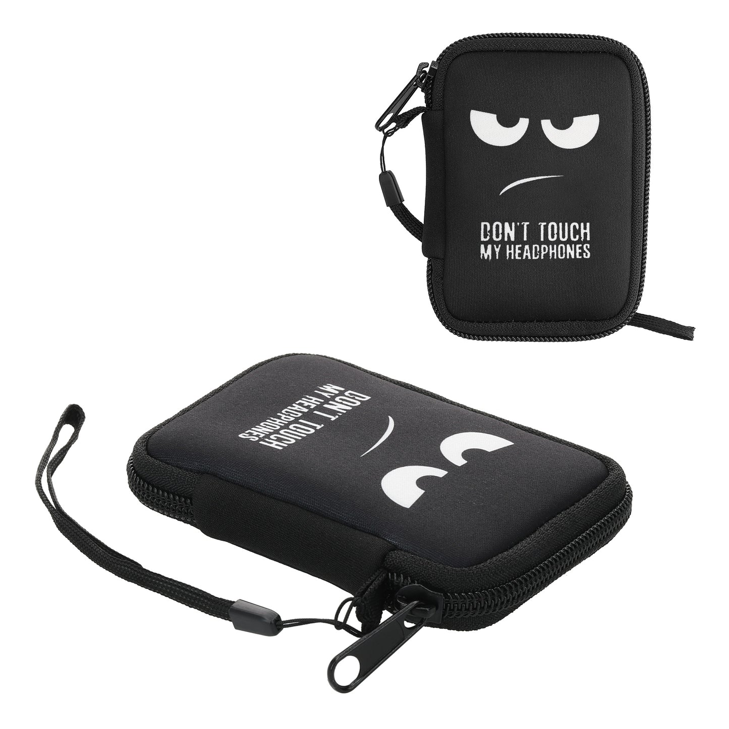 kwmobile In-Ear Headphone Case compatible with in-ear Headphones - Cover Case - 6 x 9 cm Inner Dimensions - Pouch