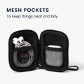 kwmobile In-Ear Headphone Case compatible with in-ear Headphones - Cover Case - 6 x 9 cm Inner Dimensions - Pouch