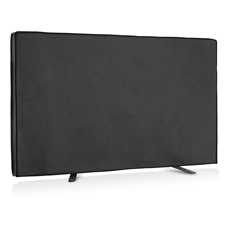 kwmobile 32" TV Outdoor TV Abdeckung - Fernseher Hülle Bildschirmschutz - Schutzhülle wetterfest - Schwarz Schwarz  