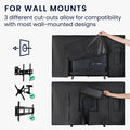 kwmobile 32" TV Outdoor TV Cover Television Screen Protector Weatherproof