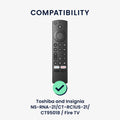 kwmobile Remote Control Cover compatible with Toshiba and Insignia NS-RCFNA-21, CT-RC1US-21, CT95018 / Fire TV Cover for TV Accessories