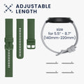 kwmobile Watch Strap for Blackview X1 Smartwatch Wristband Fitness Tracker Band Set Replacement Strap