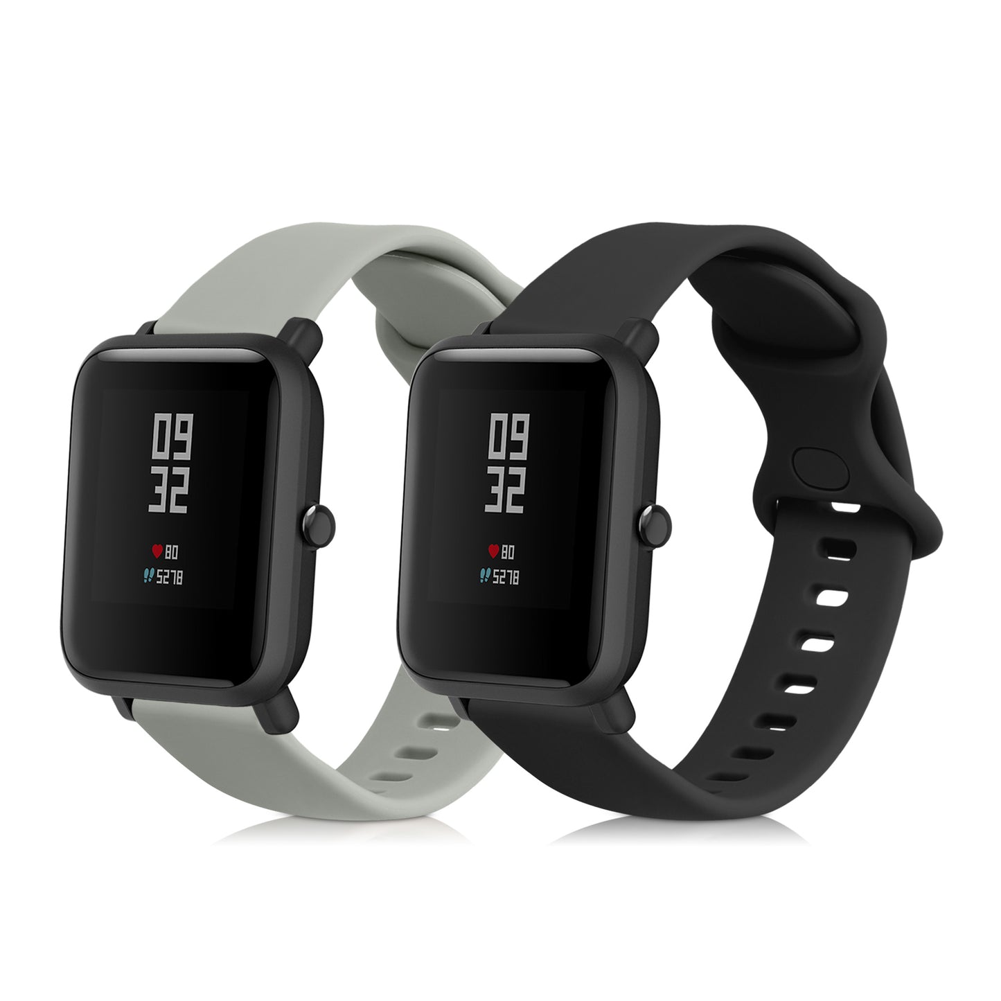 kwmobile Watch Strap for Huami Amazfit Bip / Bip Lite - Fitness Tracker Band Set Replacement Strap Smartwatch