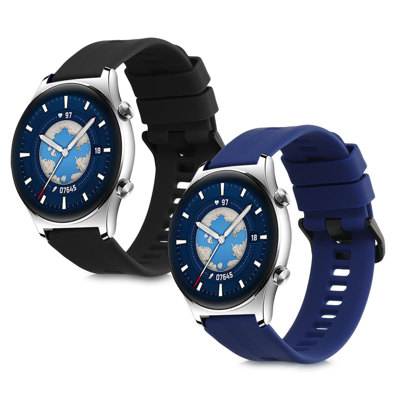 kwmobile Watch Strap for HONOR Watch GS 3 Strap Fitness Tracker Band Set Replacement Strap Smartwatch