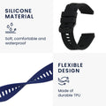 kwmobile Watch Strap for HONOR Watch GS 3 Strap Fitness Tracker Band Set Replacement Strap Smartwatch
