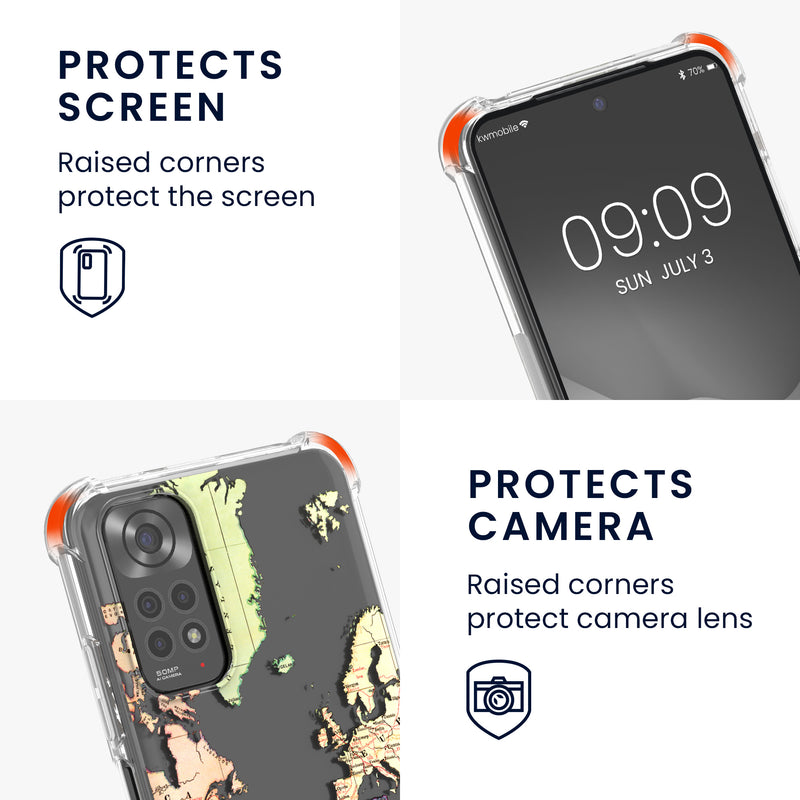 kwmobile Necklace Case Compatible with Xiaomi Redmi Note 11 / Note 11S Case