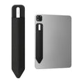 kwmobile Tablet Pen Holder compatible with Apple Pencil - Universal Holder for Digital Pens - Self-adhesive PU Leather