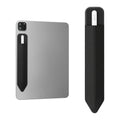 kwmobile Tablet Pen Holder compatible with Apple Pencil - Universal Holder for Digital Pens - Self-adhesive PU Leather