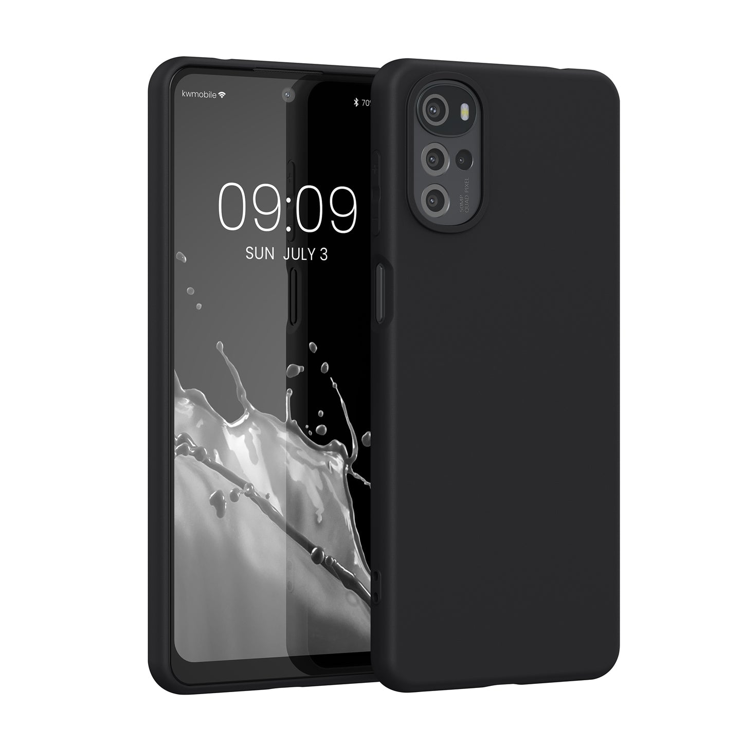 kwmobile Phone Case for Motorola Moto G22 Case - Wireless Charging - Protective Cover
