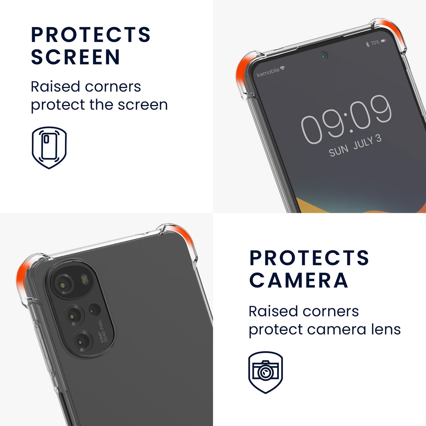 Case compatible with Motorola Moto G22
