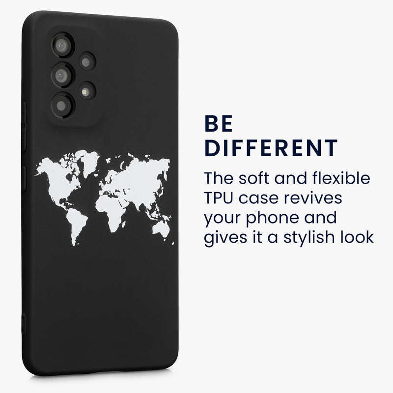 kwmobile Case Compatible with Samsung Galaxy A53 5G - Silicone Phone Cover