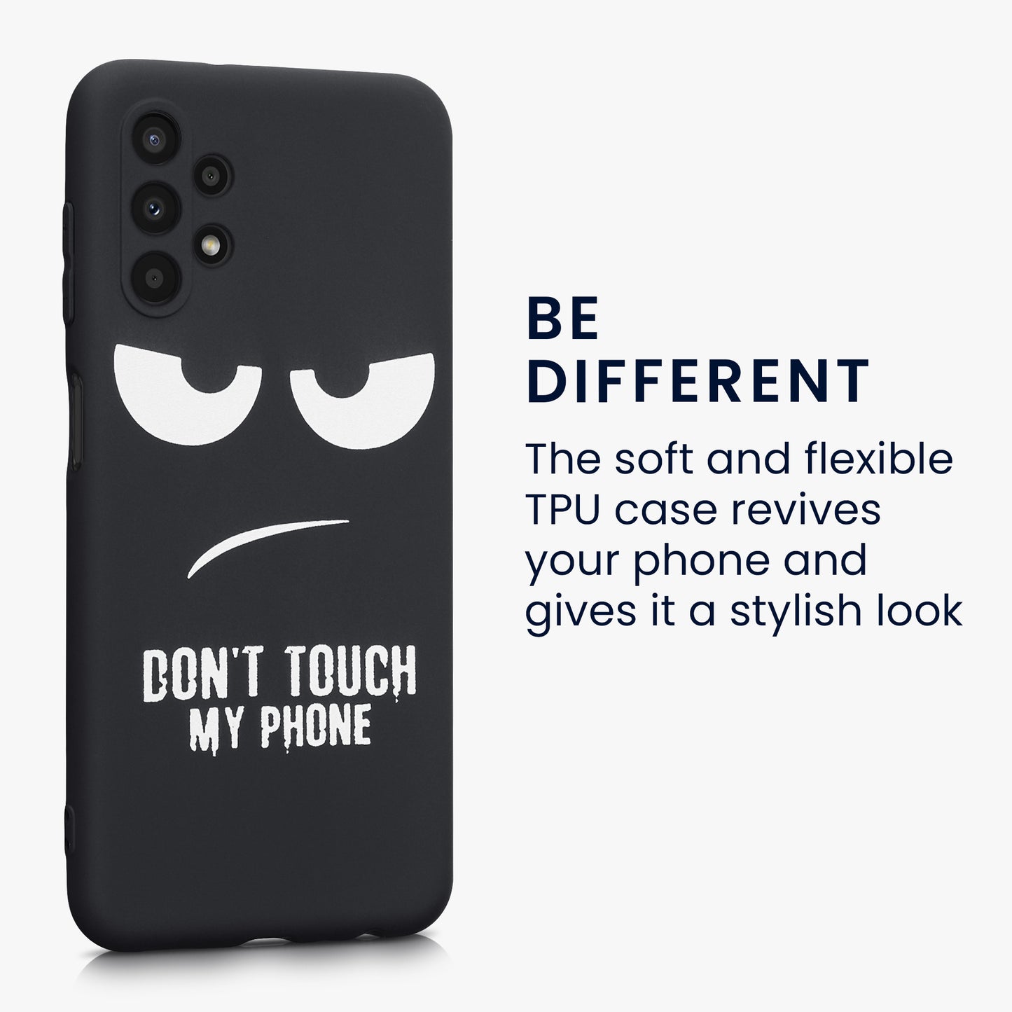 kwmobile Case Compatible with Samsung Galaxy A13 4G - Silicone Phone Cover