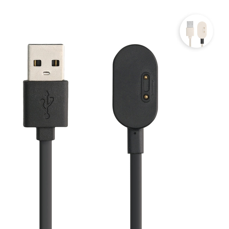 kwmobile USB Kabel Charger kompatibel mit imoo Watch Phone Z6 / Watch Phone Z1 Ladekabel - Smart Watch Ersatzkabel - Fitnesstracker Aufladekabel in Weiß Weiß  