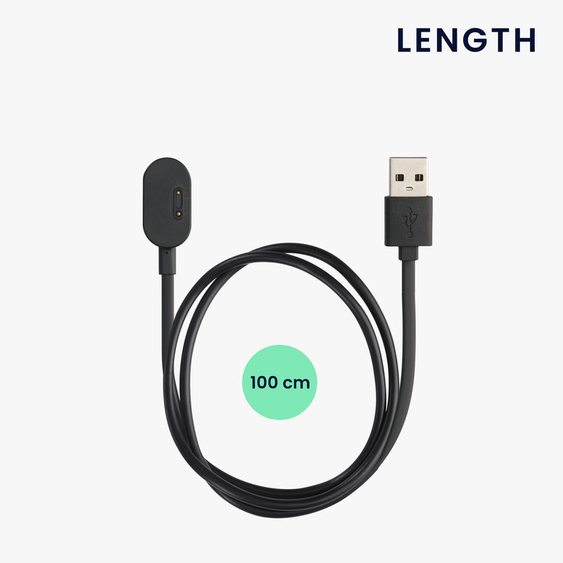 kwmobile USB Cable Charger compatible with imoo Watch Phone Z6 / Watch Phone Z1 Charging Cable - Smart Watch Replacement Cable - Fitness Tracker Charging Cable