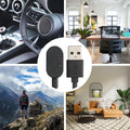 kwmobile USB Cable Charger compatible with imoo Watch Phone Z6 / Watch Phone Z1 Charging Cable - Smart Watch Replacement Cable - Fitness Tracker Charging Cable
