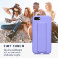 kwmobile Phone Case for Apple iPhone SE (2022) / SE (2020) / 8 / 7 Cover with Finger Holder and Stand Protective Case
