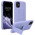 kwmobile Cell Phone Case for Apple iPhone 11 with Finger Holder and Stand Protective Cover