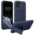 kwmobile Cell Phone Case for Apple iPhone 11 with Finger Holder and Stand Protective Cover