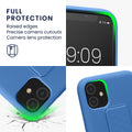 kwmobile Cell Phone Case for Apple iPhone 11 with Finger Holder and Stand Protective Cover