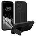 kwmobile Cell Phone Case for Apple iPhone 12 / iPhone 12 Pro with Finger Holder and Stand Protective Cover