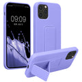 kwmobile Cell Phone Case for Apple iPhone 12 / iPhone 12 Pro with Finger Holder and Stand Protective Cover