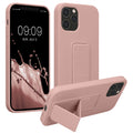 kwmobile Cell Phone Case for Apple iPhone 12 / iPhone 12 Pro with Finger Holder and Stand Protective Cover