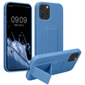 kwmobile Cell Phone Case for Apple iPhone 12 / iPhone 12 Pro with Finger Holder and Stand Protective Cover