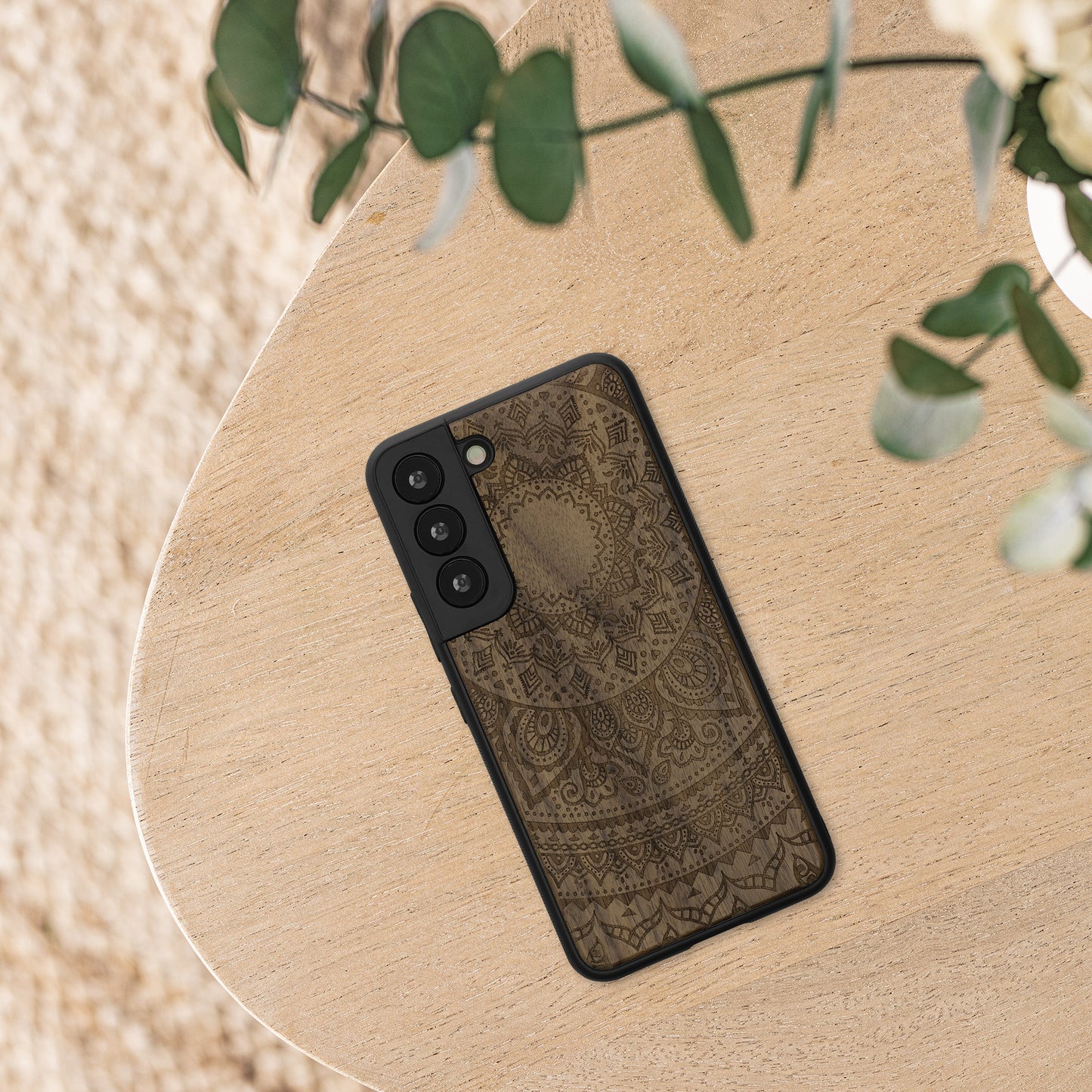 kwmobile Case Compatible with Samsung Galaxy S22 Case - Phone Cover - TPU Phone Case Compass Vintage