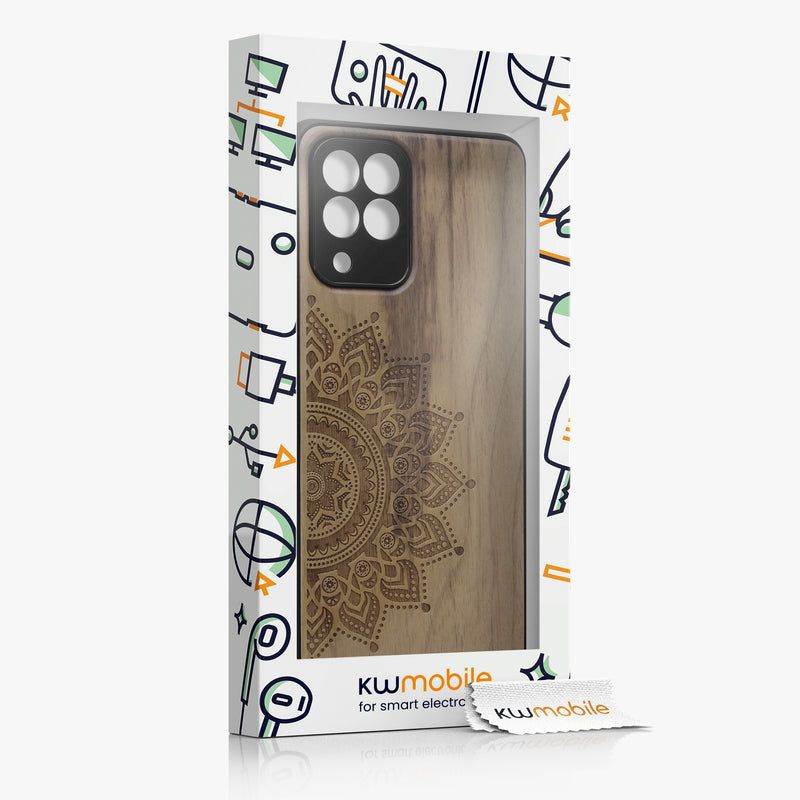 kwmobile Case Compatible with Samsung Galaxy M53 5G Phone Cover TPU Phone Case Vintage