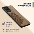 kwmobile Case Compatible with Samsung Galaxy M53 5G Phone Cover TPU Phone Case Vintage