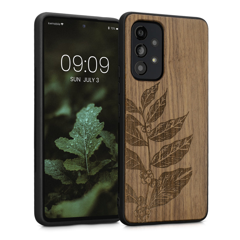 kwmobile Case Compatible with Samsung Galaxy A53 5G - Phone Cover - TPU Phone Case Compass Vintage