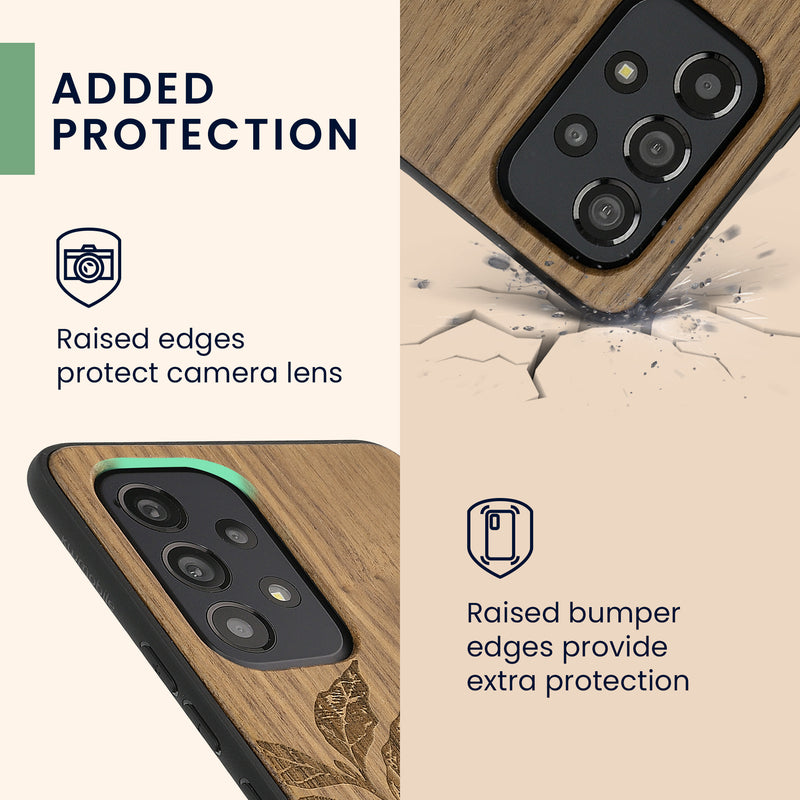 kwmobile Case Compatible with Samsung Galaxy A53 5G - Phone Cover - TPU Phone Case Compass Vintage