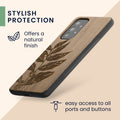 kwmobile Case Compatible with Samsung Galaxy A53 5G - Phone Cover - TPU Phone Case Compass Vintage