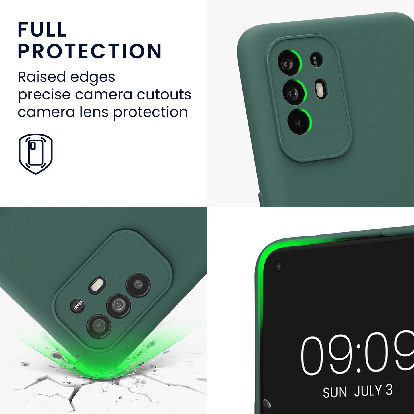 kwmobile Slim Case compatible with Oppo A94 (5G) Cover