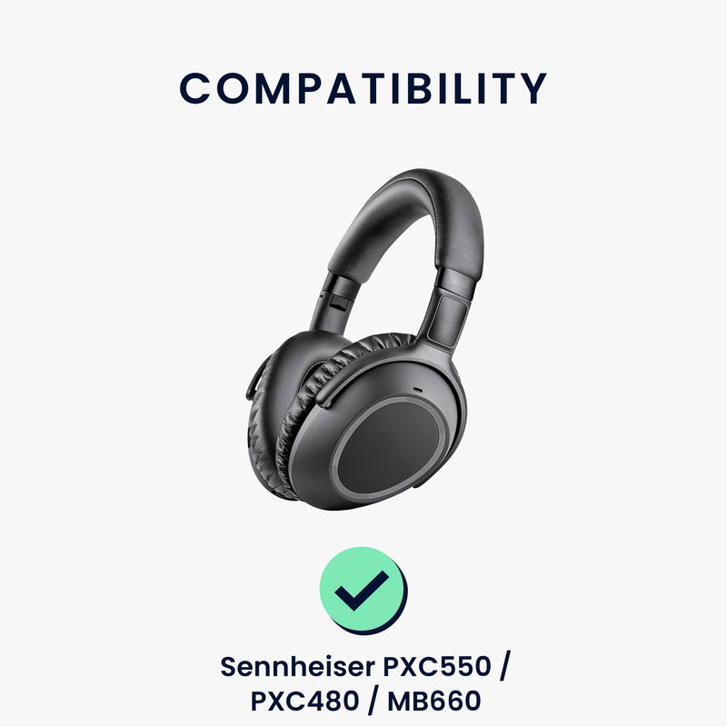 2x Earpads for Sennheiser PXC550 / PXC480 / MB660