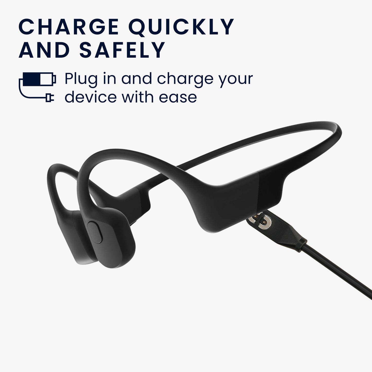 Charging cable for AfterShokz Aeropex AS800 / OpenComm ASC100SG