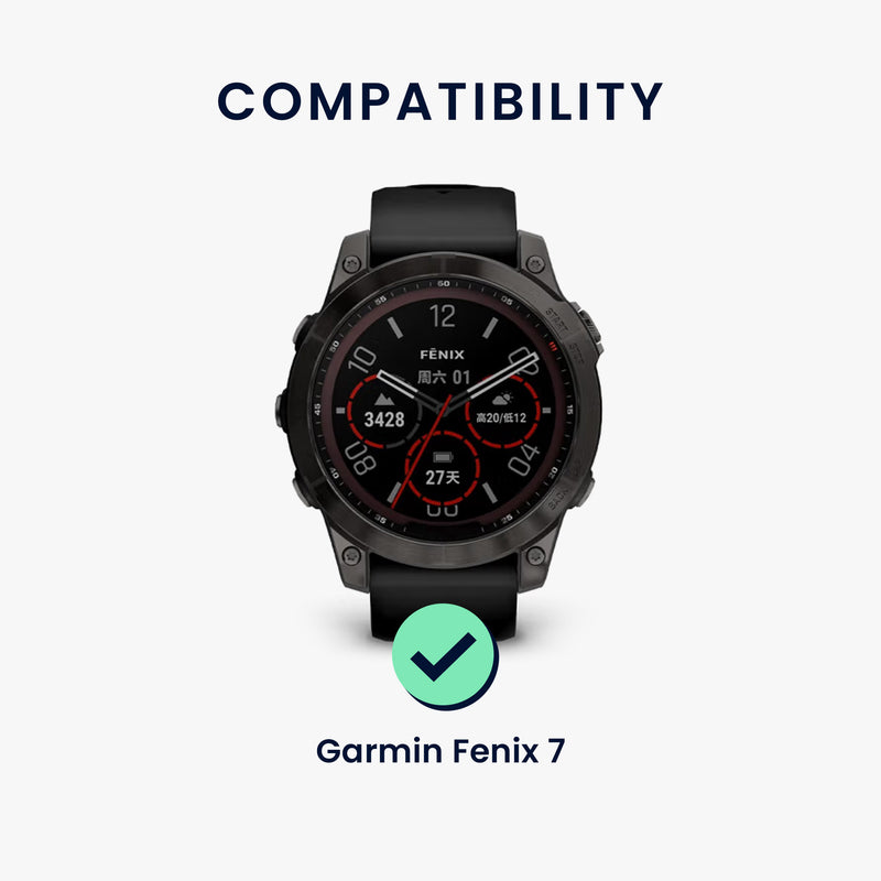 kwmobile Bezel Compatible with Garmin Fenix 7 Fitness Tracker