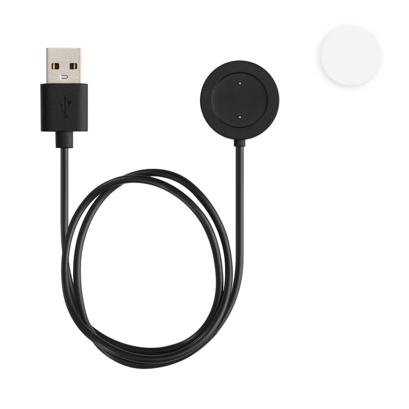 kwmobile USB Kabel Charger kompatibel mit Xiaomi Mi Watch Color Sport / S1 Active Ladekabel - Smart Watch Ersatzkabel - Fitnesstracker Aufladekabel in Weiß Weiß  