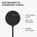 kwmobile USB Cable Charger compatible with Xiaomi Mi Watch Color Sport / S1 Active Charging Cable Smartwatch Replacement Cable Fitness Tracker Charger